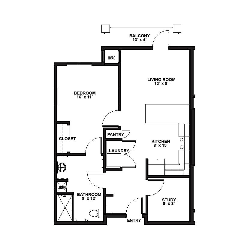 Hydrangea architectural layout