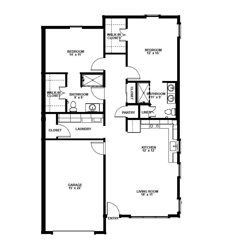 Wisteria architectural layout