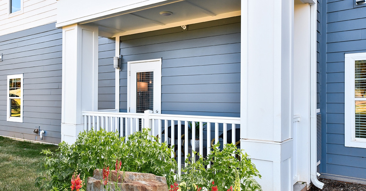 outdoor patio at Highpoint at Fort Mill