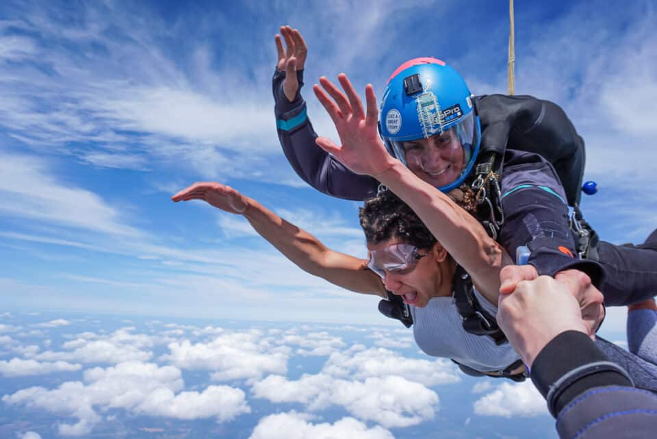skydiving with Lauren Piscatelli